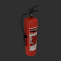 Red Fire Extinguisher Essential Fire Safety Equipment for Home and Office