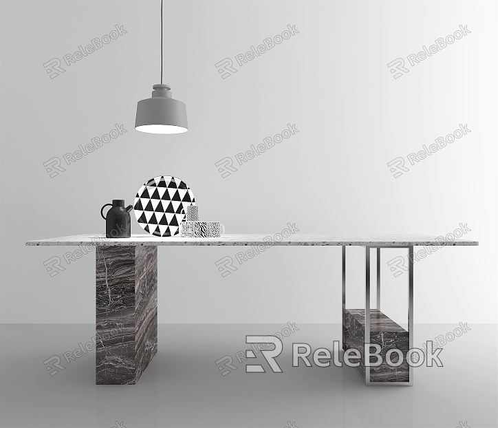 Modern dining table model