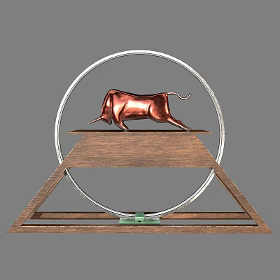 Modern decorations 3d model Modern decorations 3d model