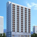 Modern Industrial Factory Building With Multi Storey Structure And Glass Facade