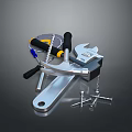 Complete Hand Tools Kit Including Wrench Screwdriver Hammer Tape Measure And Screws