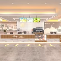 Modern Bubble Tea Shop Interior Design With Counter Menu Board And 2023 Decorations