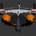 Inflatable Yacht With Metal Frame Two Wheels And Outboard Motor