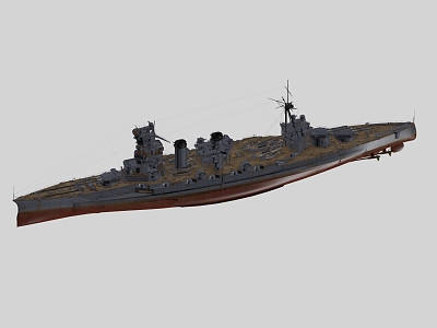 modern warship model