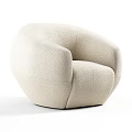 Pierre Single Casual Sofa 3d model