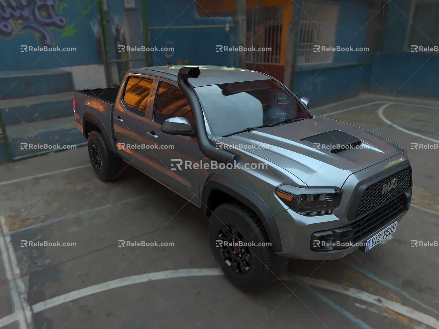 Hyundai Pickup Car Pickup 3d model