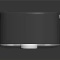 Mechanical Component With Transparent Casing White Circular Parts And Gray Base