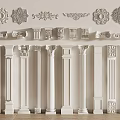 European Roman Column Classical Roman Column 3d model