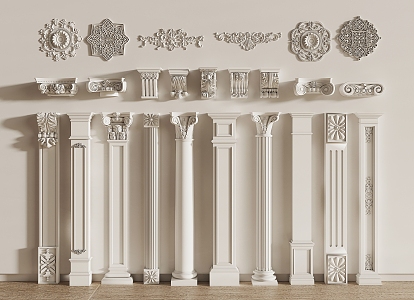 European Roman Column Classical Roman Column 3d model