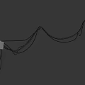 Electronic Appliance Connecting Cable With Black Wires And Metal Connector For Devices