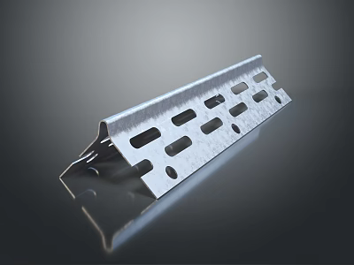 Heavy Duty Metal Hardware Tool Bracket With Multiple Holes For Fixing Support 3d model