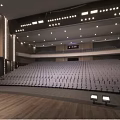 Auditorium Report Hall Performance Hall Theatre 3d model