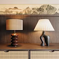 Middle Style Table Lamp 3d model