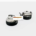 Old Kettle Old Object 3d model