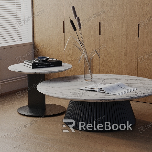 Modern coffee table model