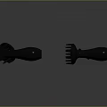 Black Hairdryers With Styling Attachments And Lightweight Design For Household Use
