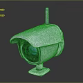 Outdoor Surveillance Camera With Antenna Clear Lens Protective Housing And Stable Mounting Base