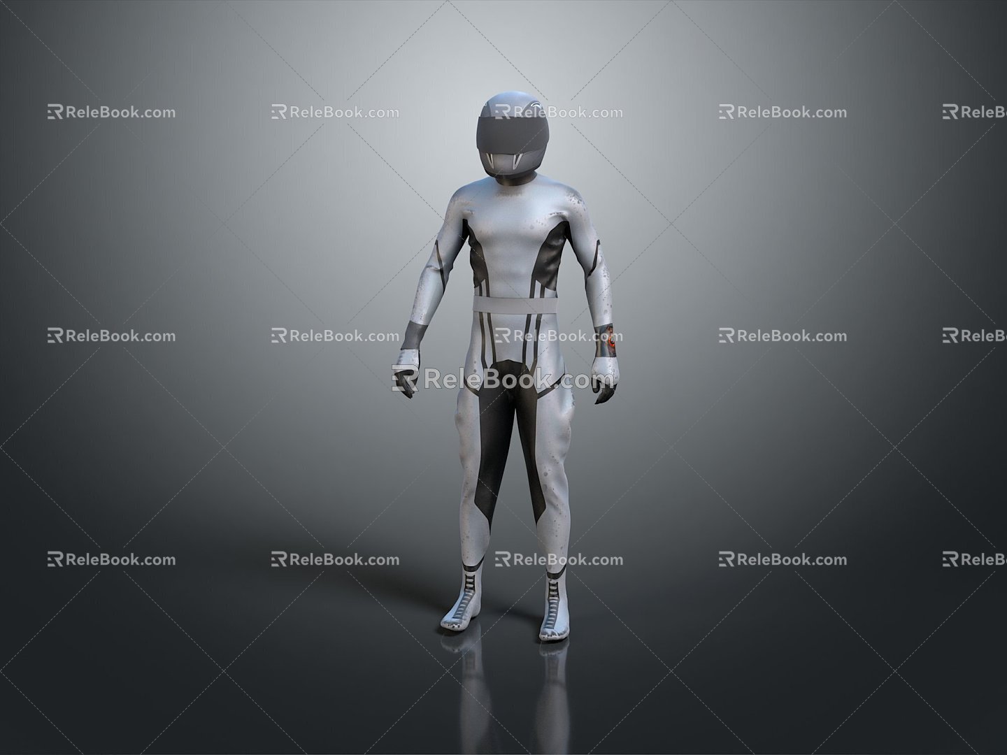 Motorcycle Rider Racer Sports Star Athlete Sports Athlete Figure Game Figure 3d model