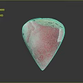 Wood Stone Decorative Element With Pink White Natural Texture And Unique Shape Design