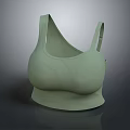 Light Green Seamless Sports Bra With Minimalist Design And Wireless Support For Everyday Wear