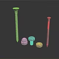 Different Types of Stainless Steel Construction Hardware Screws Nuts And Bolts