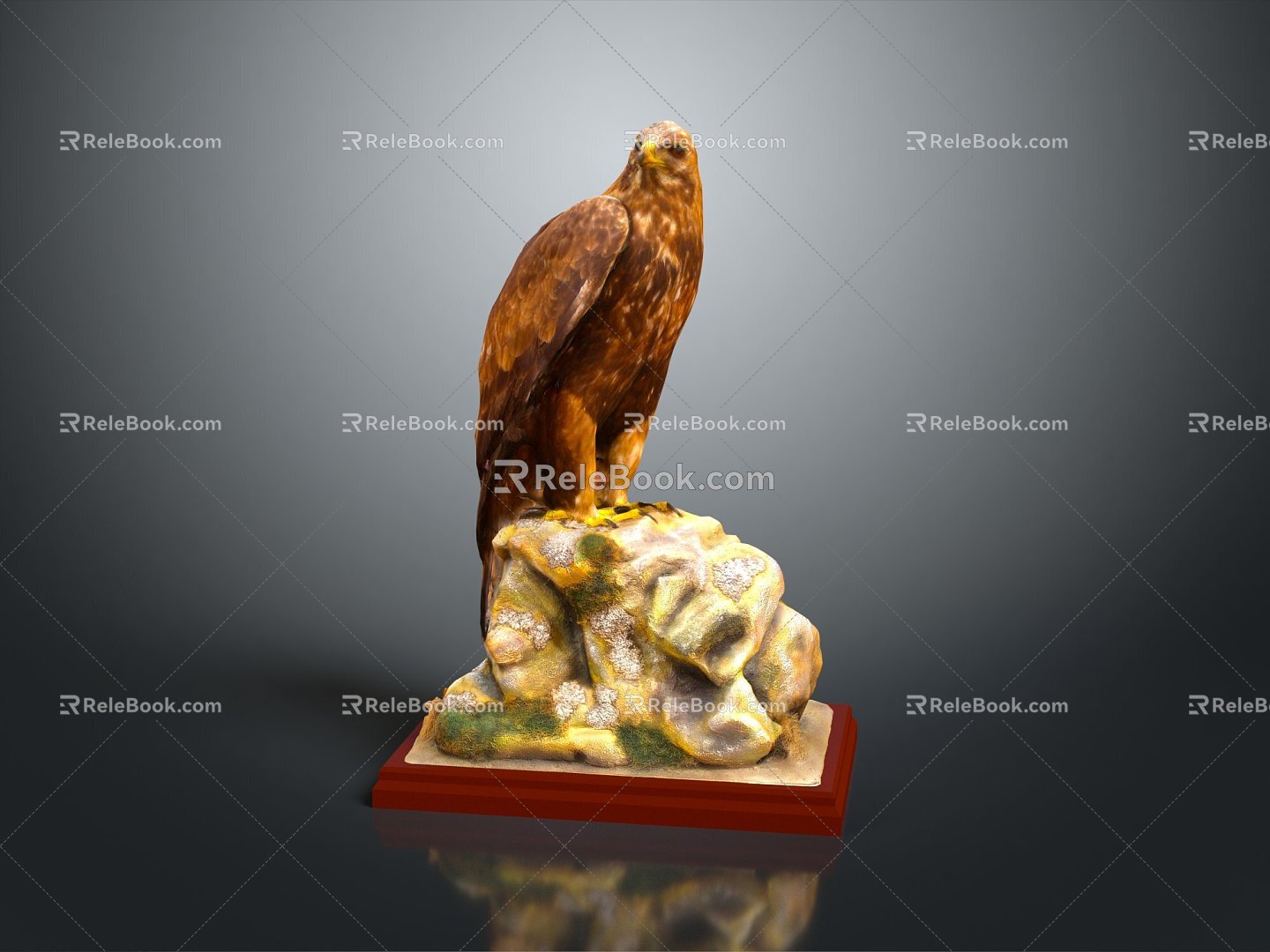 Modern Eagle Carving 3d model