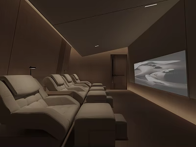 Luxurious SPA Sauna Interior With Modern Design And Comfortable Relaxation Seats 3d model