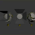 Searchlight Spotlight Stage Lighting Stage Lighting Equipment Lighting Lamp Photo Car Lighting Equipment 3d model