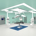 Operating Room Medical Hardware Cabinet Sheet Metal Cabinet Medical Hospital 3d model