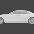 Stylish White Modern Luxury Sedan With Sleek Exterior Design And Alloy Wheels