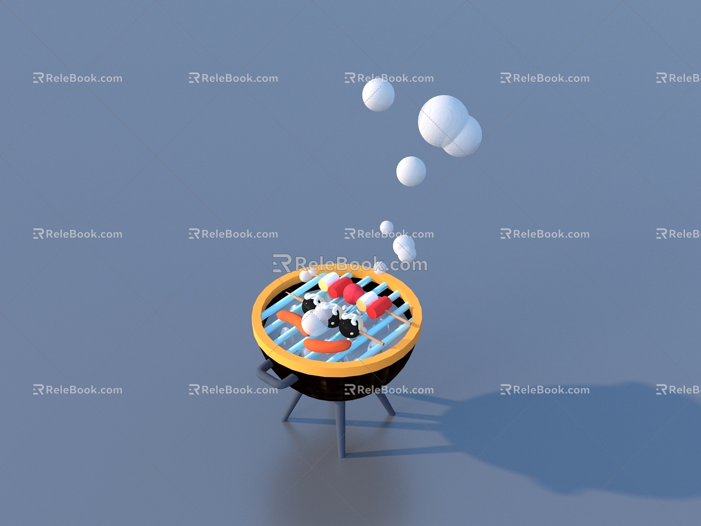 Cartoon toy ornaments 3d model