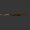 Traditional Wooden Bow And Arrow Set With Classic Design For Historical Weapon Collection