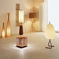 Diverse Modern Floor Lamps With Unique Designs And Materials For Home Living Spaces