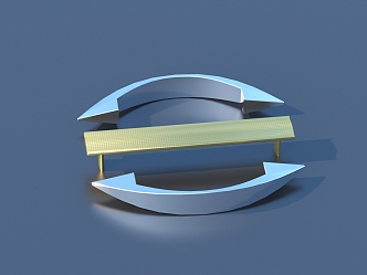 Door handle hardware 3d model