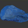 Natural Wood Stone With Blue Black Golden White Veins And Polished Surface