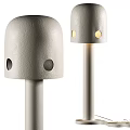 Elegant Modern Floor Lamp With Cylindrical Metal Shade And Warm Ambient Lighting Design
