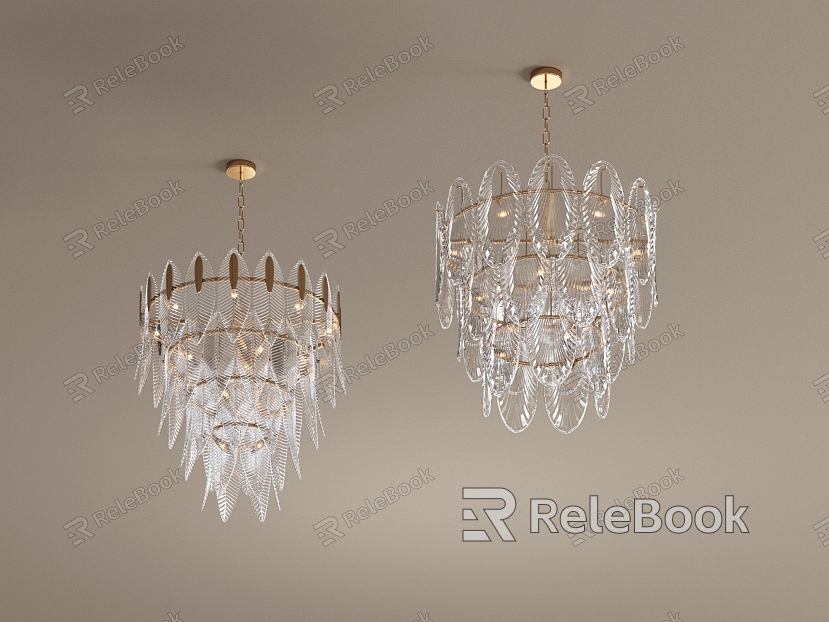 Modern Glass Chandelier Decorative Chandelier model