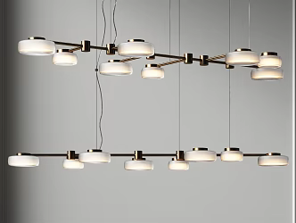 Light Luxury Chandelier 3d model