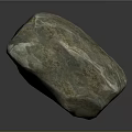 Natural Raw Stone with Rough Textured Surface and Detailed Natural Patterns 3d model