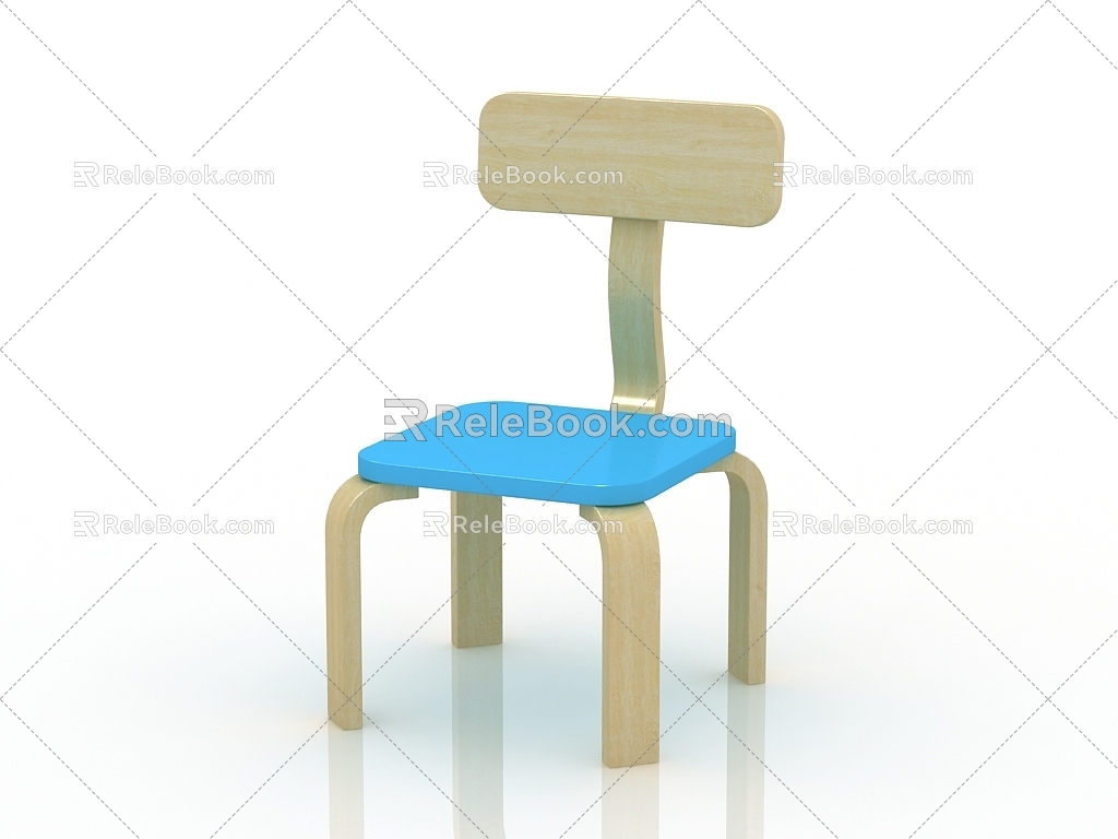 Jane European Children's Chair 3d model