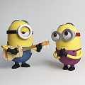 Modern Minions Doll 3d model