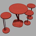 Premium Modern Stylish Round Marble Top Dining Tables With Different Sturdy Black Metal Bases