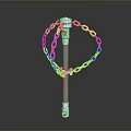 Scepter Ancient Scepter Cane Ancient Scepter Magic Scepter Metal Scepter Classical Scepter Magic Scepter 3d model