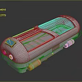 Sci-fi Capsule Space Capsule Hibernation Capsule Freezing Capsule Rest Capsule Rest Capsule 3d model