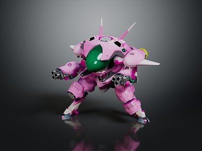 Modern Robot Guard Pioneer Mecha Warrior 3d model