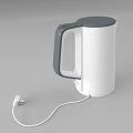Midea White And Gray Electric Kettle As Essential Kitchen Appliance With Modern Sleek Design