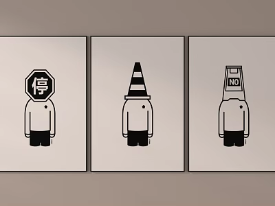 modern ins decorative painting 3d model