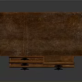 Wooden Chest of Drawers with Multiple Drawers and Metal Handles in Classic Design