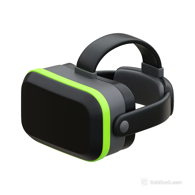 Smart VR Headset With Ergonomic Design For Immersive Virtual Reality Experience 3d model 