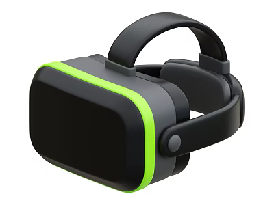 Smart VR Headset With Ergonomic Design For Immersive Virtual Reality Experience 3d model